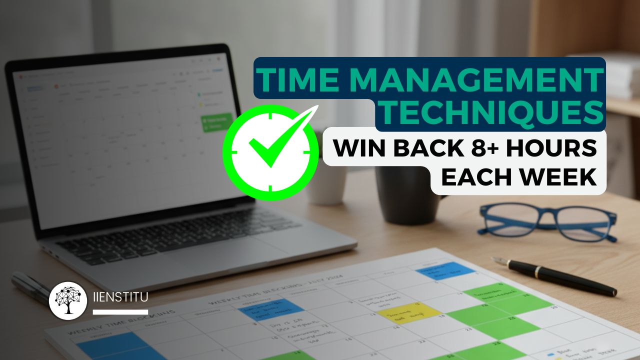 10 Time Management Techniques to Win Back 8+ Hours Each Week
