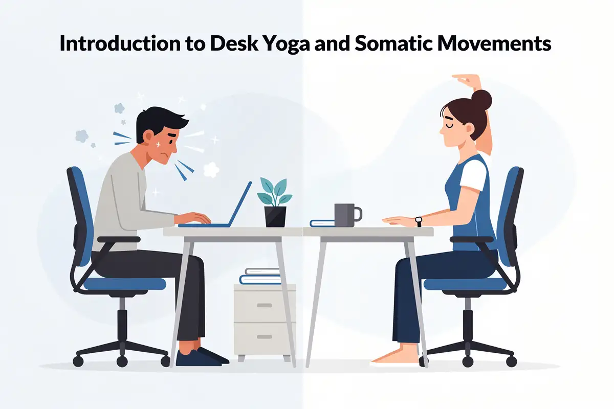 Desk Yoga for Nervous System: 5-Min Somatic… | IIENSTITU