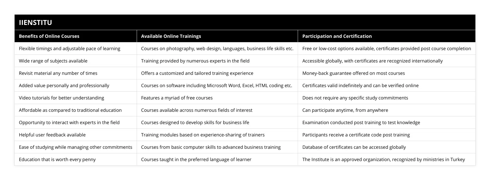 Boost Your Skills With Online Courses | IIENSTITU