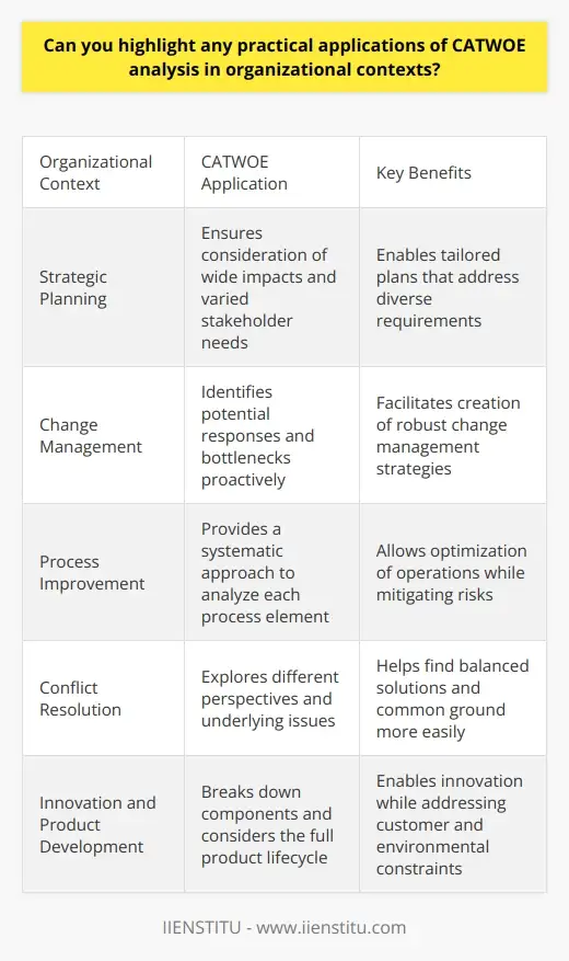 CATWOE Analysis: A Guide to Effective… | IIENSTITU