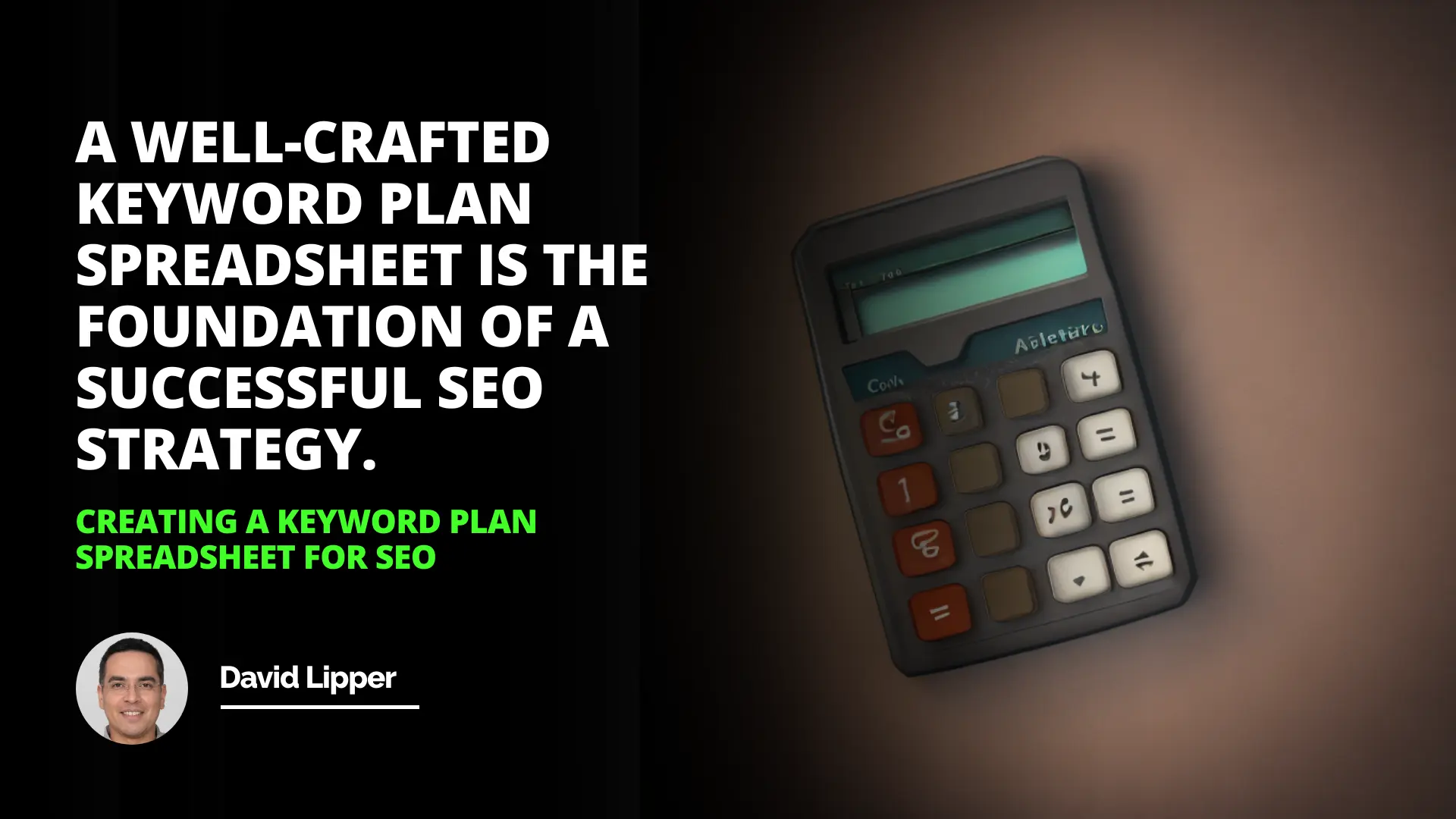 Create Keyword Plan Spreadsheet for SEO | IIENSTITU