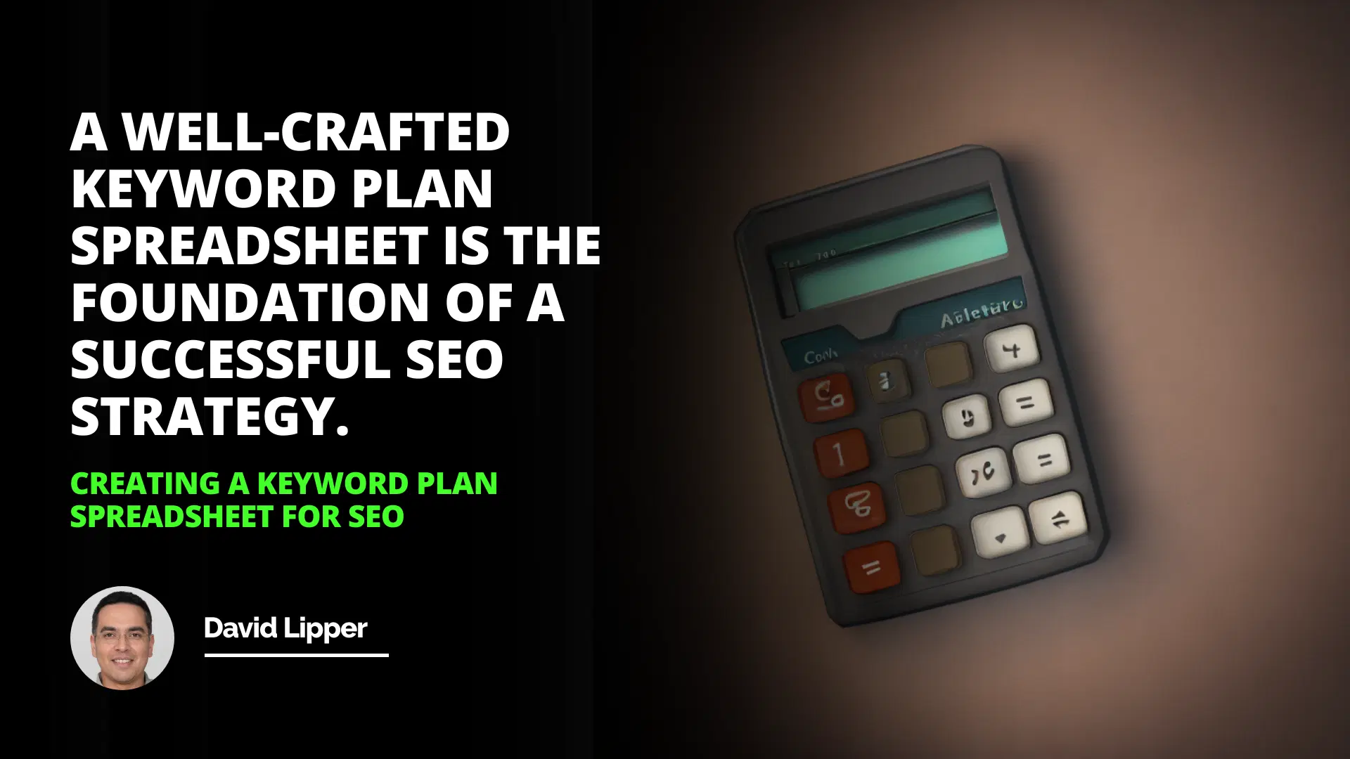 Creating a Keyword Plan Spreadsheet for SEO