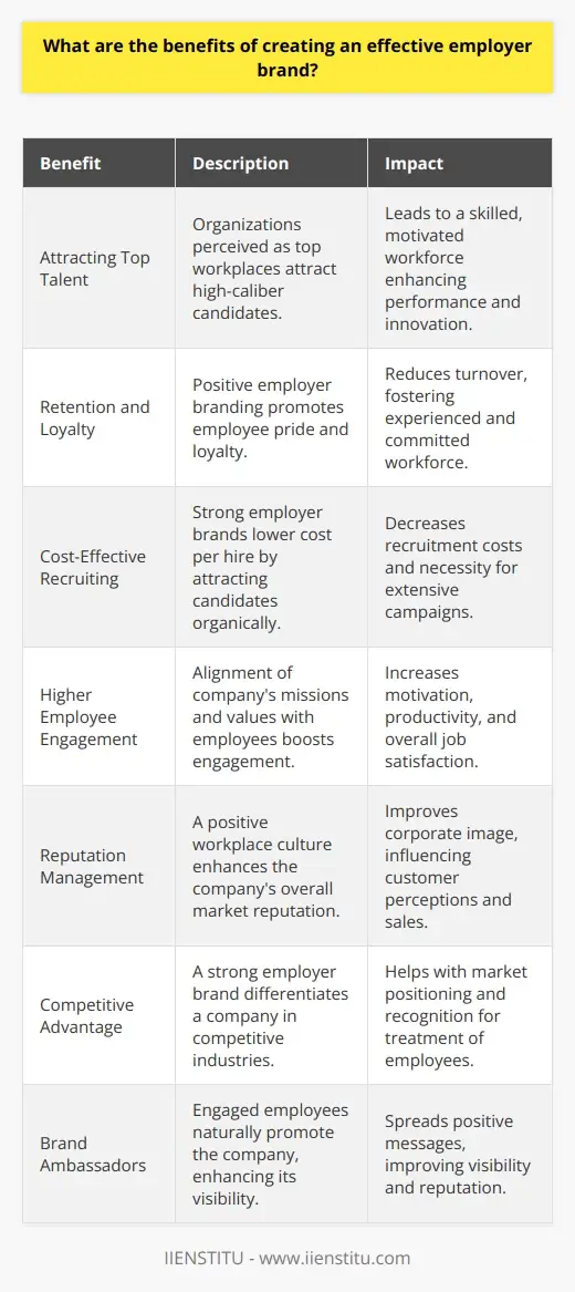 Creating an Effective Employer Brand:… | IIENSTITU