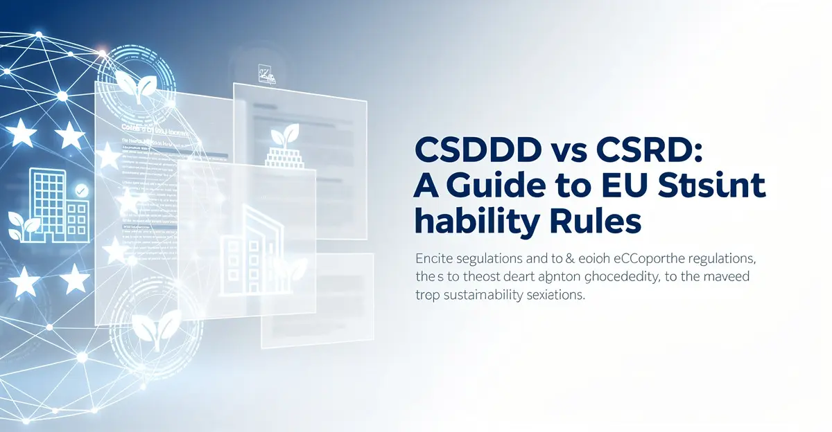 Csdd Effective CSDDD vs CSRD: A Guide to EU Sustainability… | IIENSTITU