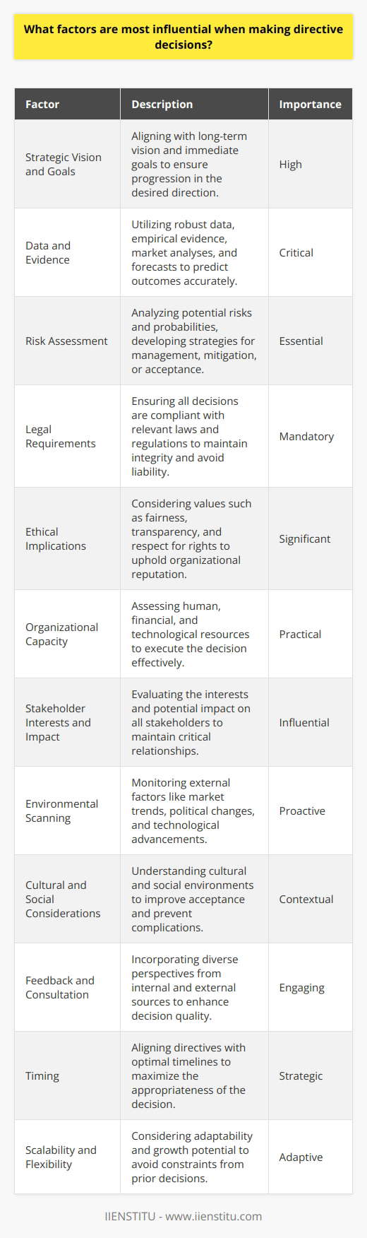 Directive Decision-Making: Who Influences… | IIENSTITU