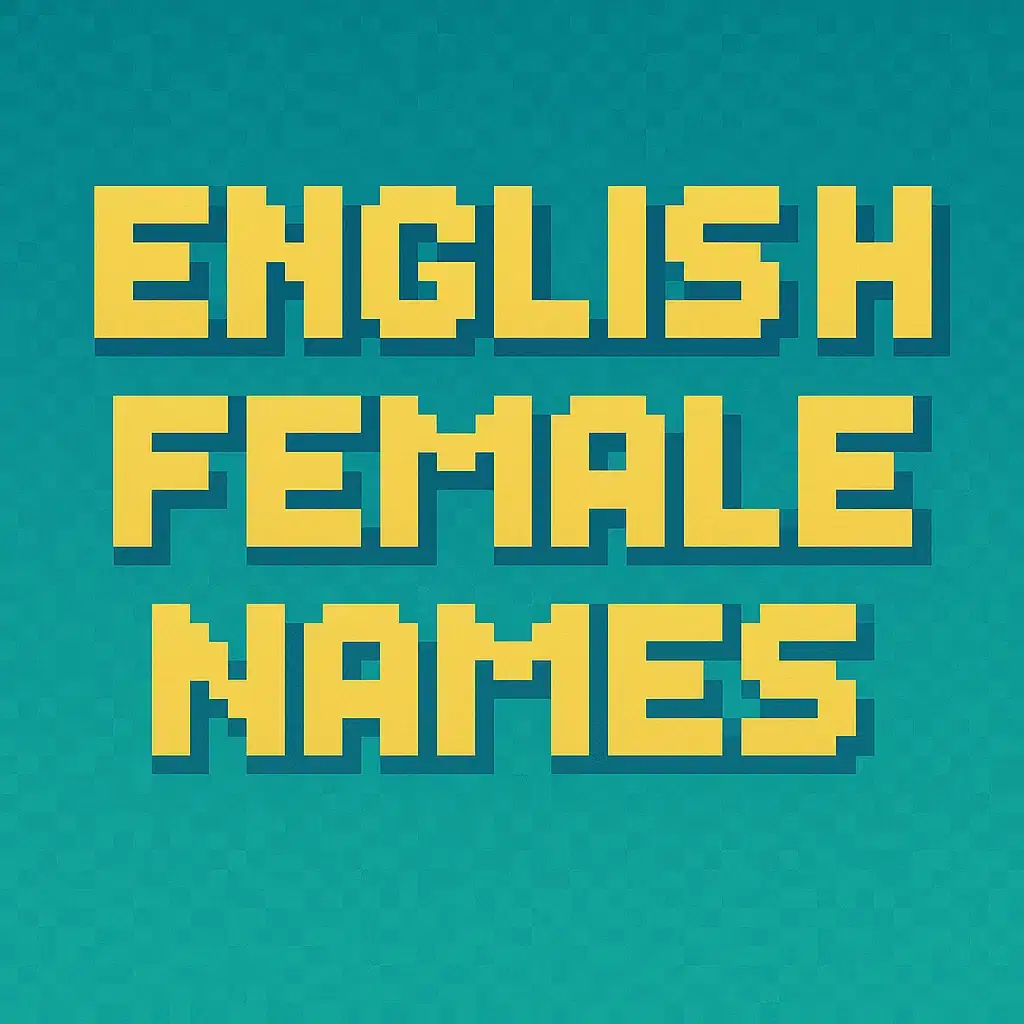 English female names