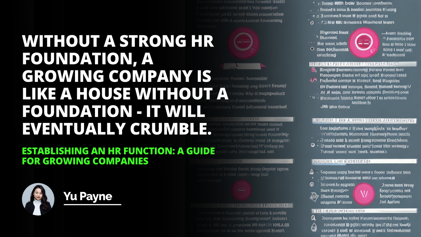 Establishing an HR Function: A Guide for Growing Companies