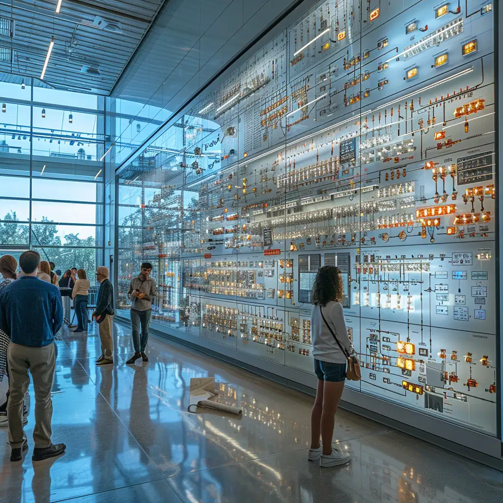Imagine a vibrant workspace buzzing with activity, where sunlight streams in through wide windows. The air crackles with the energy of focused conversation as a team of engineers and technicians gather around a whiteboard. You can hear the rustling of markers as they sketch diagrams and arrows, highlighting the interconnected nature of their proposed solutions. The scent of whiteboard markers hangs in the air. They discuss code changes, updated procedures, and new tests–all pieces of a comprehensive puzzle designed to permanently address a problem. The atmosphere is one of organized collaboration and problem-solving, focused on building a stronger and more resilient system.