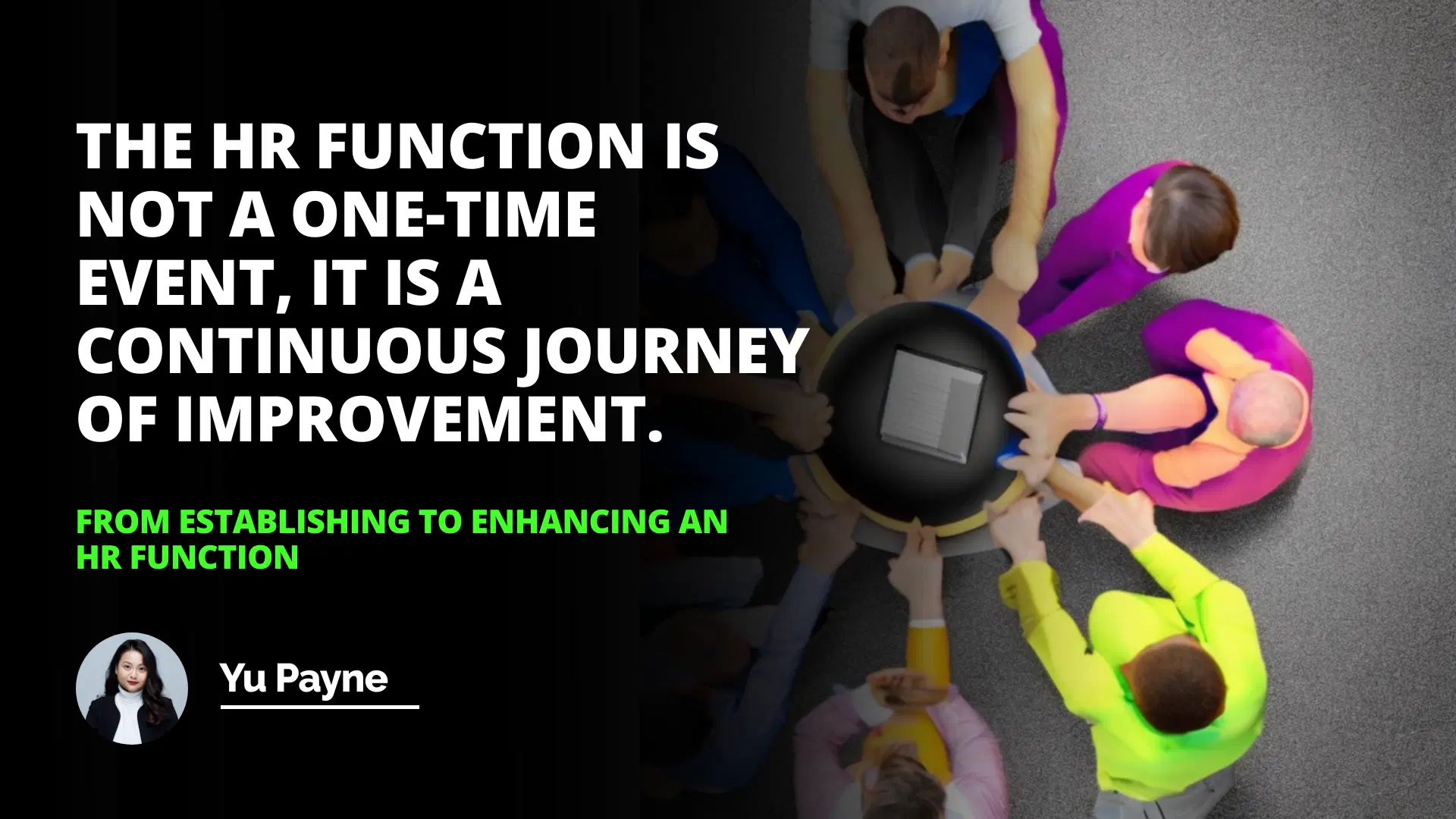 From Establishing to Enhancing an HR Function