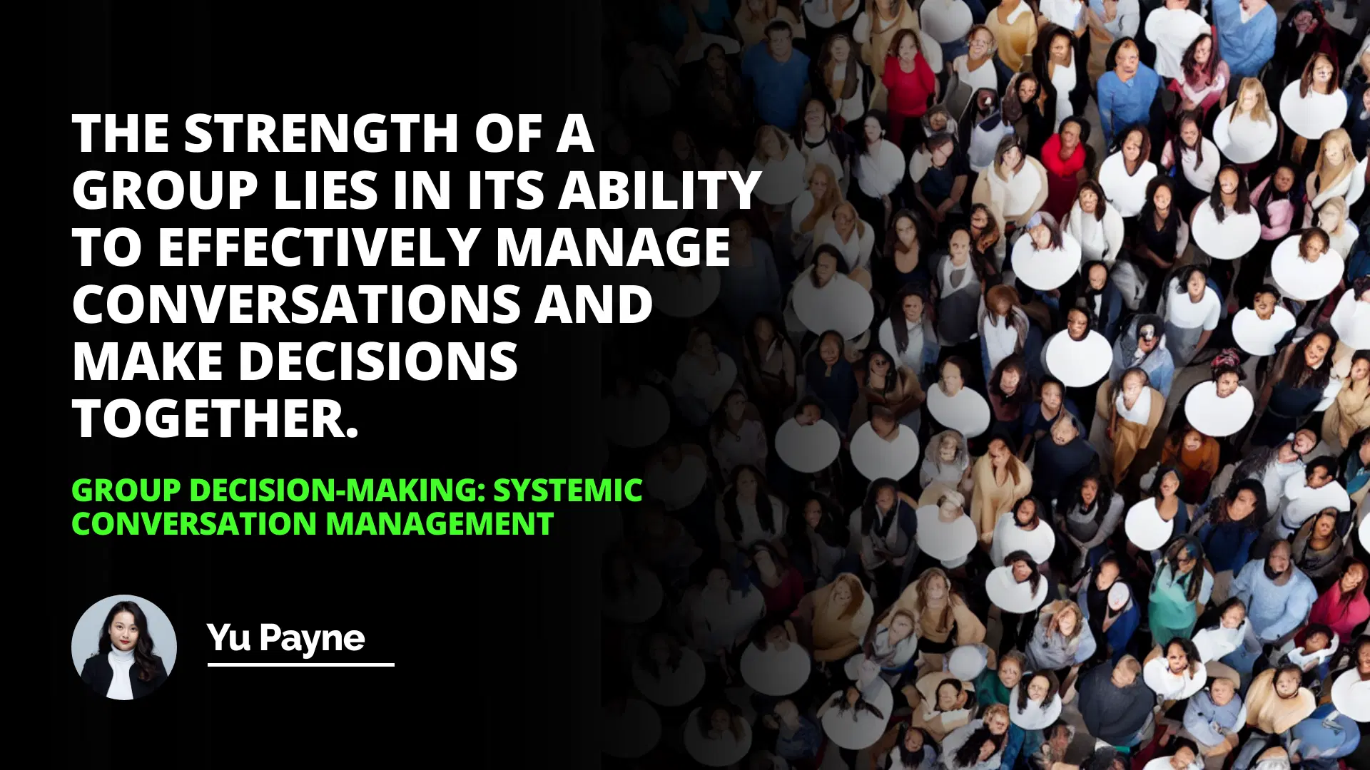 Group Decision-Making: Systemic Conversation Management