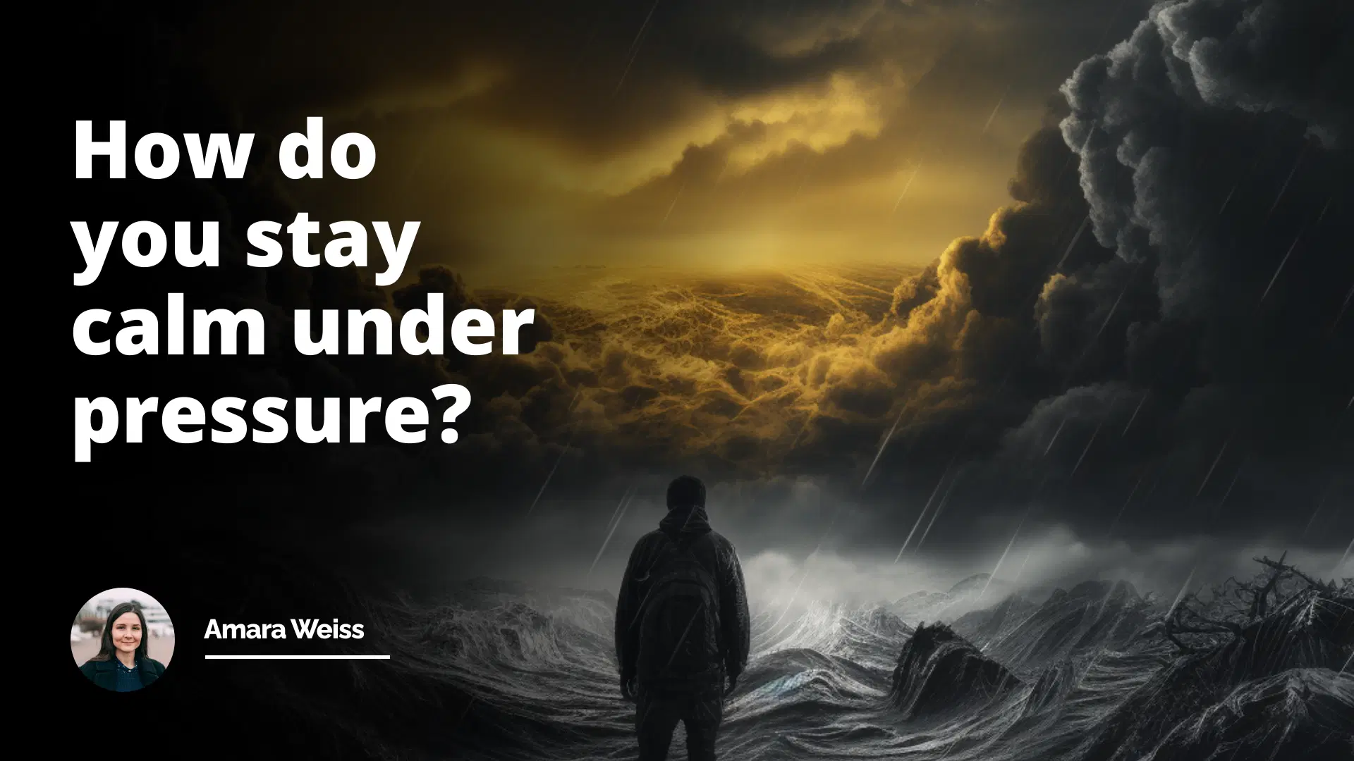 Interview Question: How Do You Stay Calm Under Pressure?