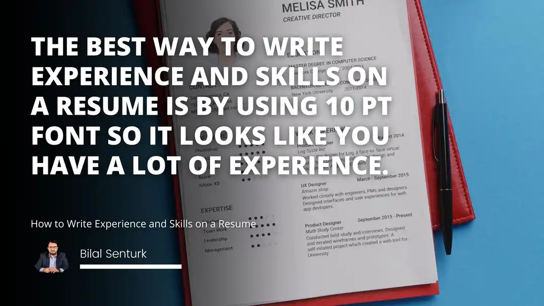 How to Write Experience and Skills on a Resume | IIENSTITU