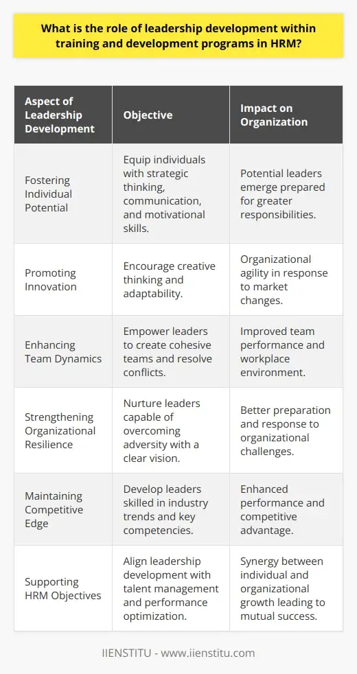 HRM Training & Development for the New Age of… | IIENSTITU