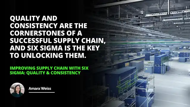 Six Sigma: Improving Supply Chain Quality &… | IIENSTITU