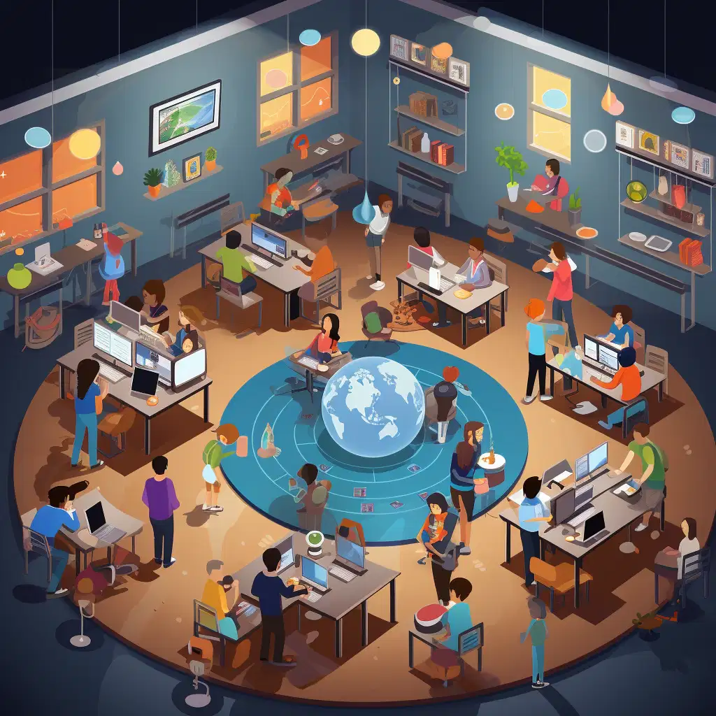 In this image, there are three people sitting at individual desks in a room. They are all wearing glasses and are looking intently at the computer screens in front of them. They appear to be working on different tasks, with one person typing on a laptop, another looking at a printed paper, and the third typing on a desktop computer. The colors in the image are neutral, with various shades of gray and white dominating the scene. The room is well-lit, and the natural light provides a subtle ambiance to the image. The people are focused on their work, and there is a sense of productivity in the room. The image conveys a feeling of dedication and concentration, and speaks of the importance of hard work.