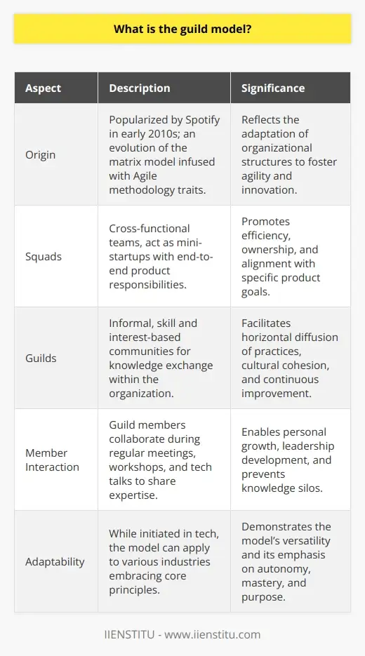 Leadership in Guild Model: Tips for Product… | IIENSTITU