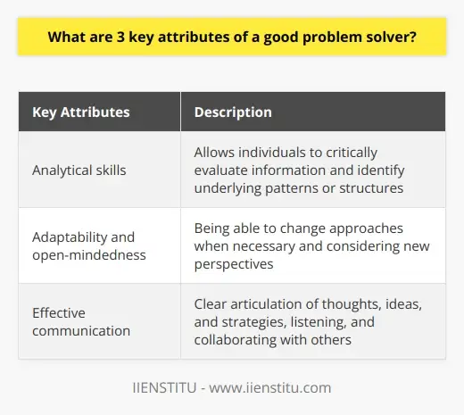 Problem Solving Traits Master Problem Solving: Think Aloud for Success | IIENSTITU