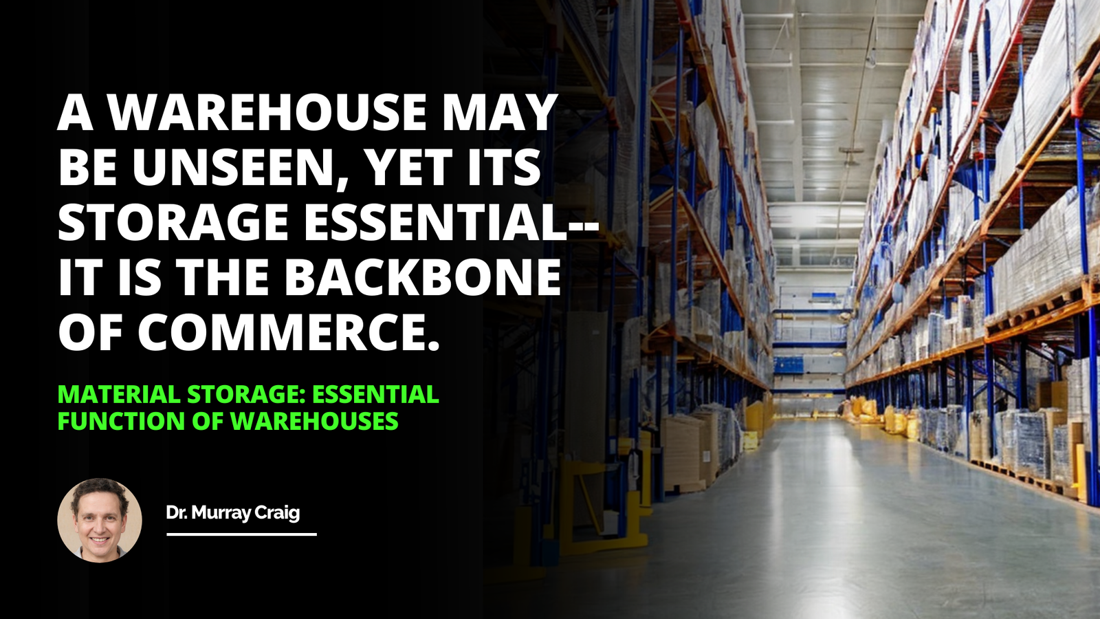 Material Storage: Essential Function of Warehouses