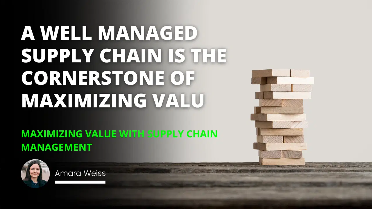 Maximizing Value with Supply Chain Management