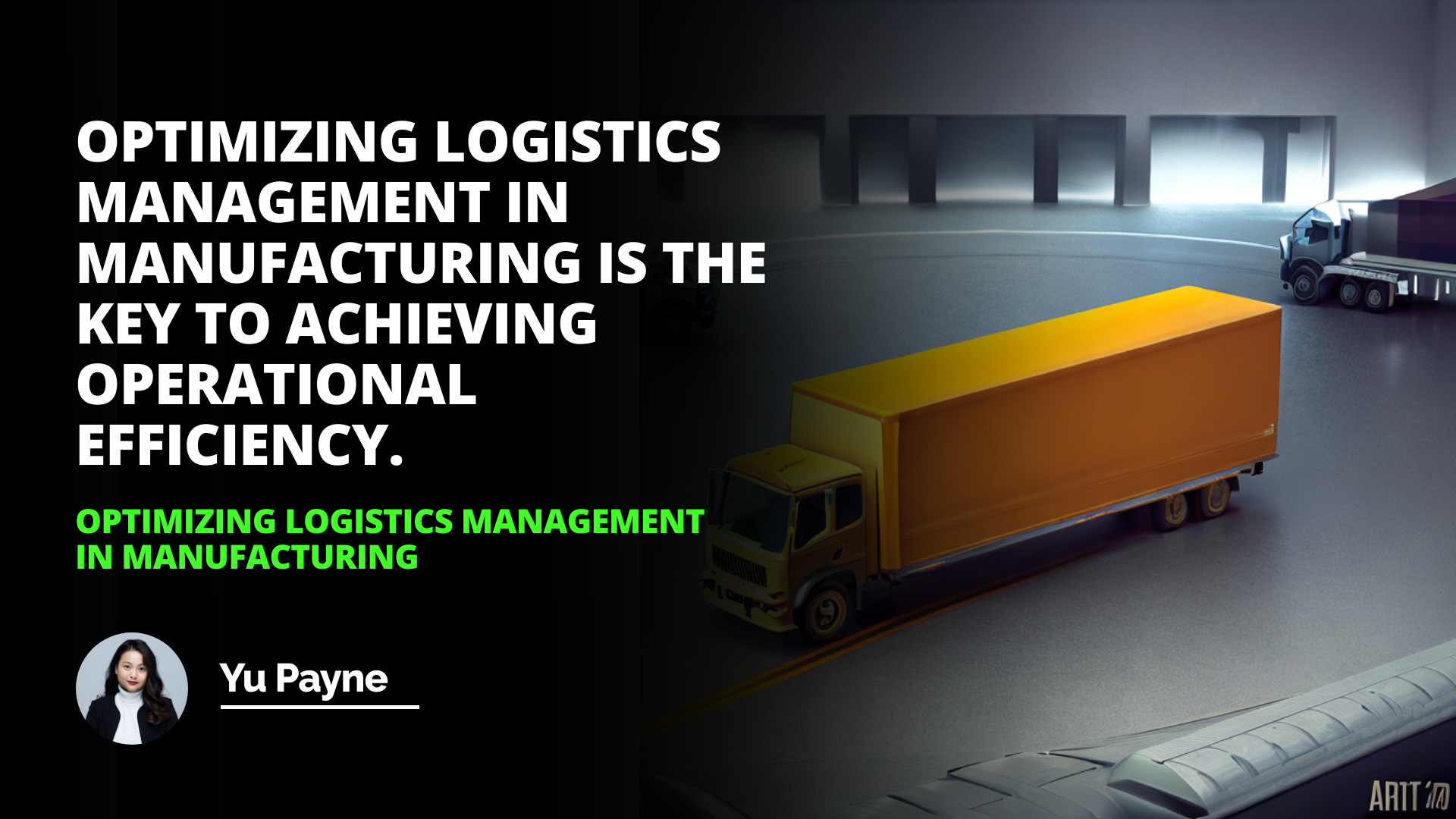 Optimizing Logistics Management in Manufacturing
