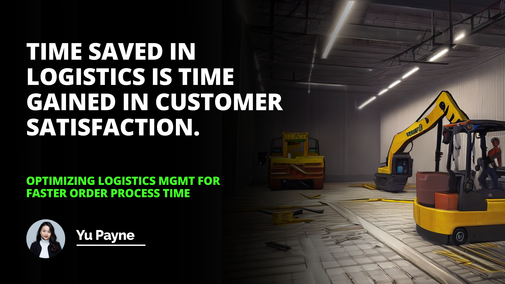 Optimizing Logistics Mgmt for Faster Order Process Time