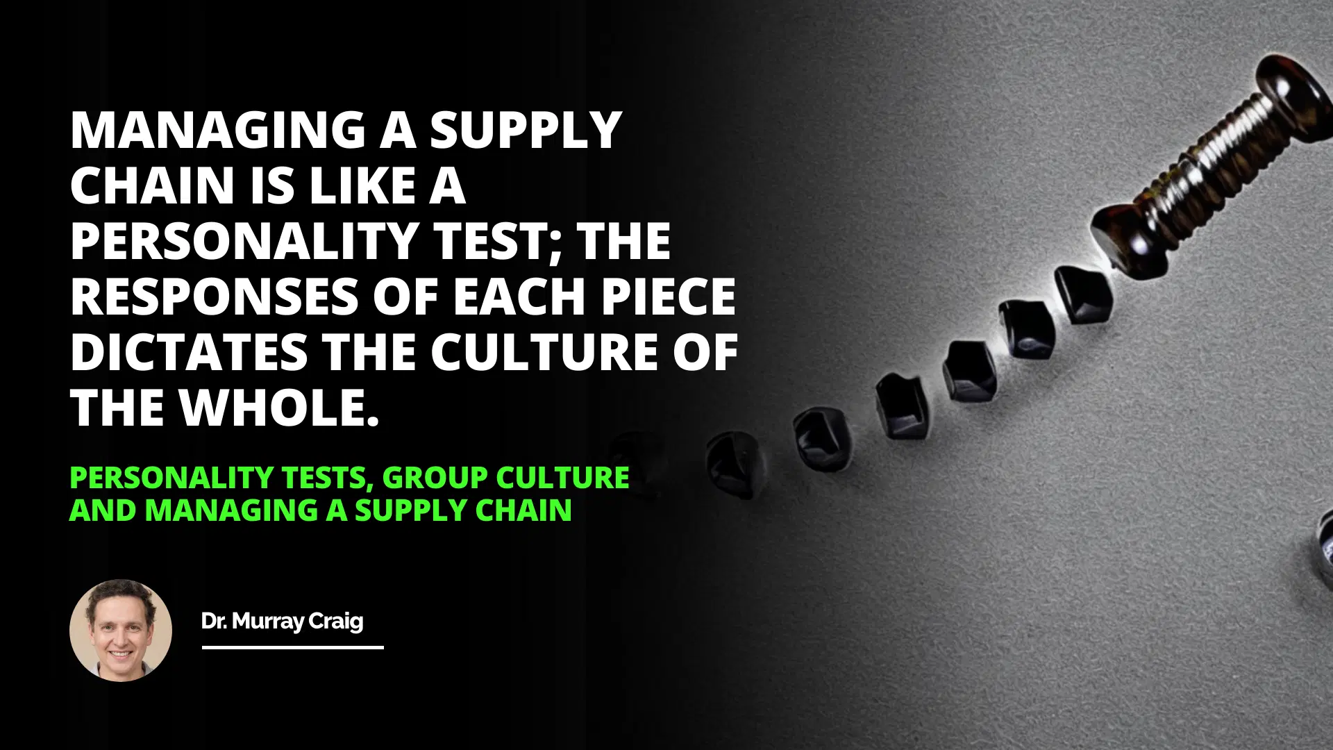 Personality Tests Group Culture: Supply Chain Master It Now