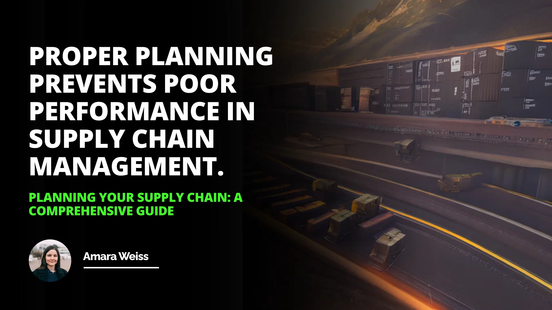 Planning Your Supply Chain: A Comprehensive Guide