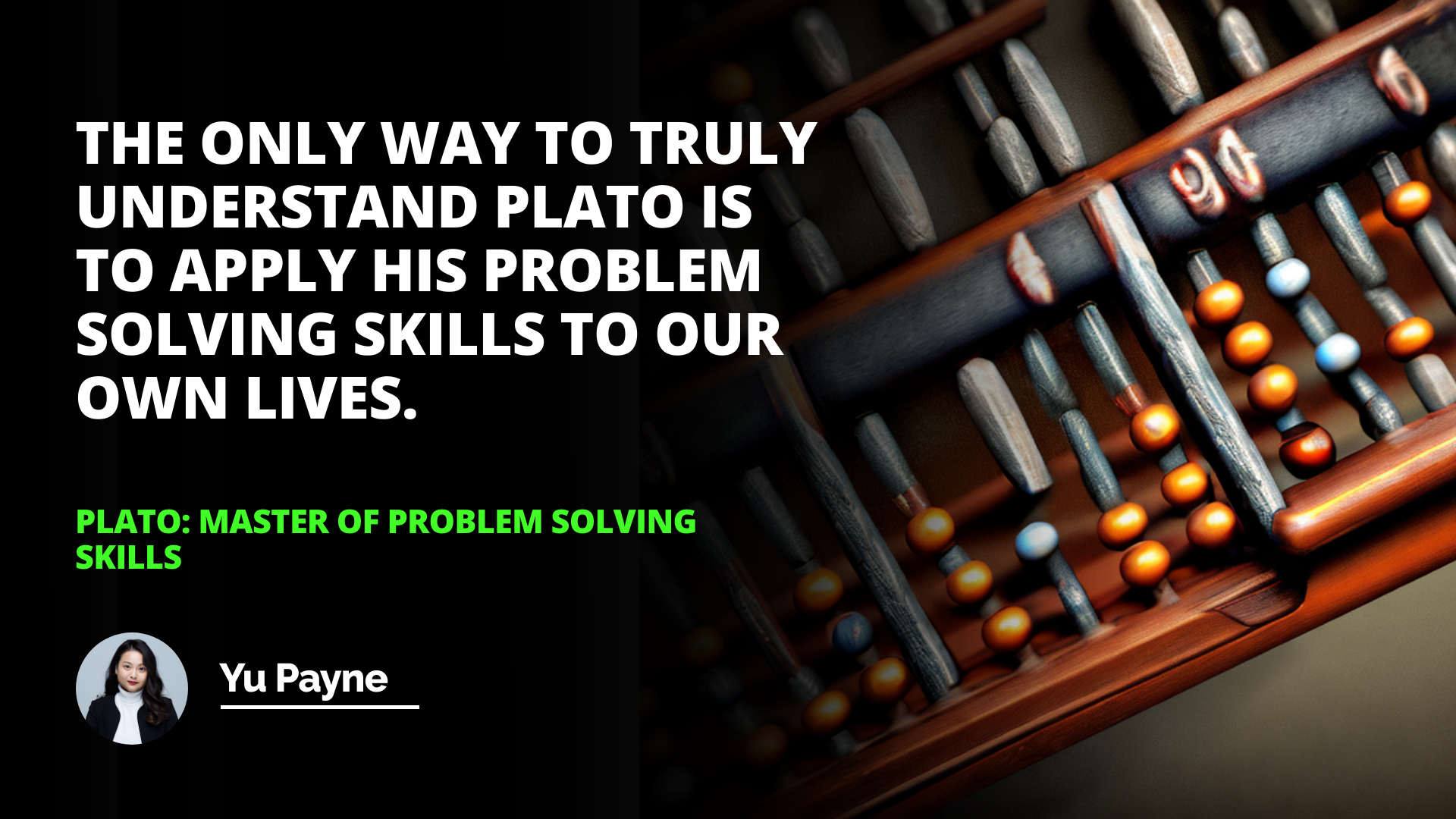 Plato: Master of Problem Solving Skills