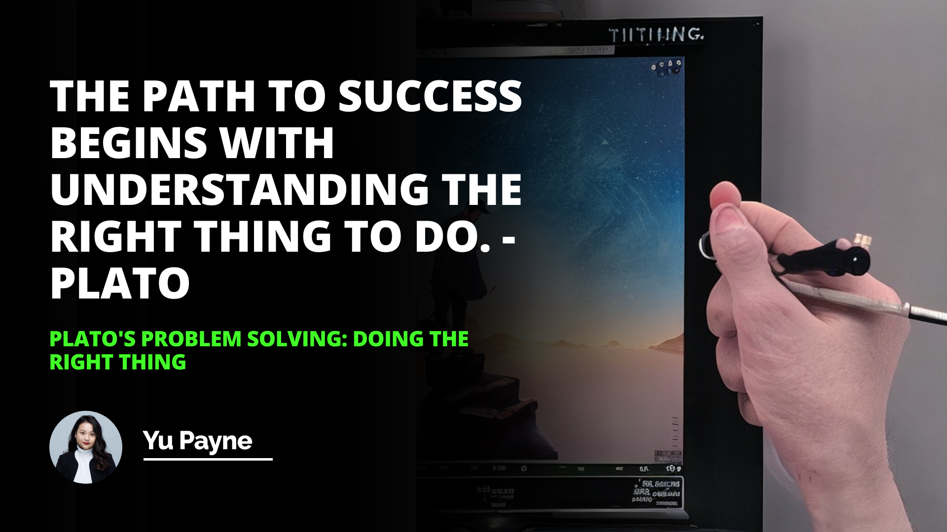 Plato's Problem Solving: Doing the Right Thing