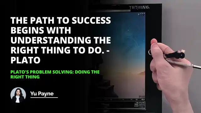 Plato's Problem Solving: Doing the Right Thing | IIENSTITU