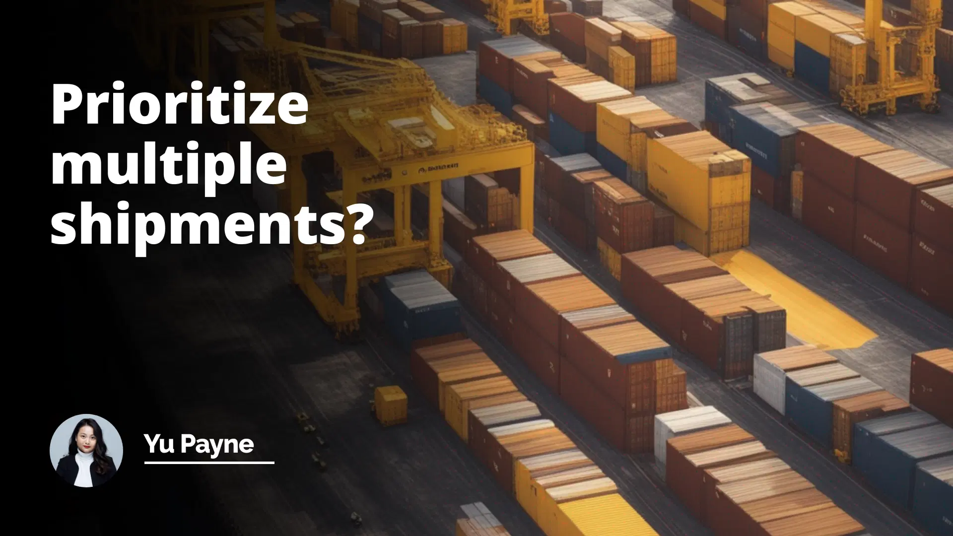 Interview Question: Prioritize Multiple Shipments