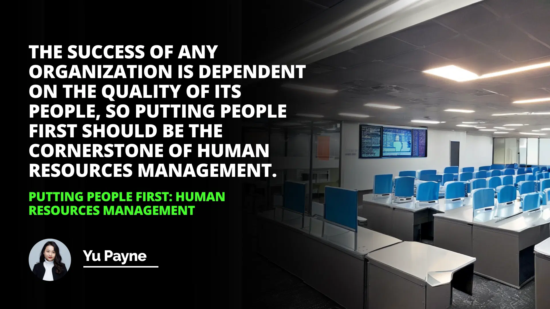 Putting People First: Human Resources Management