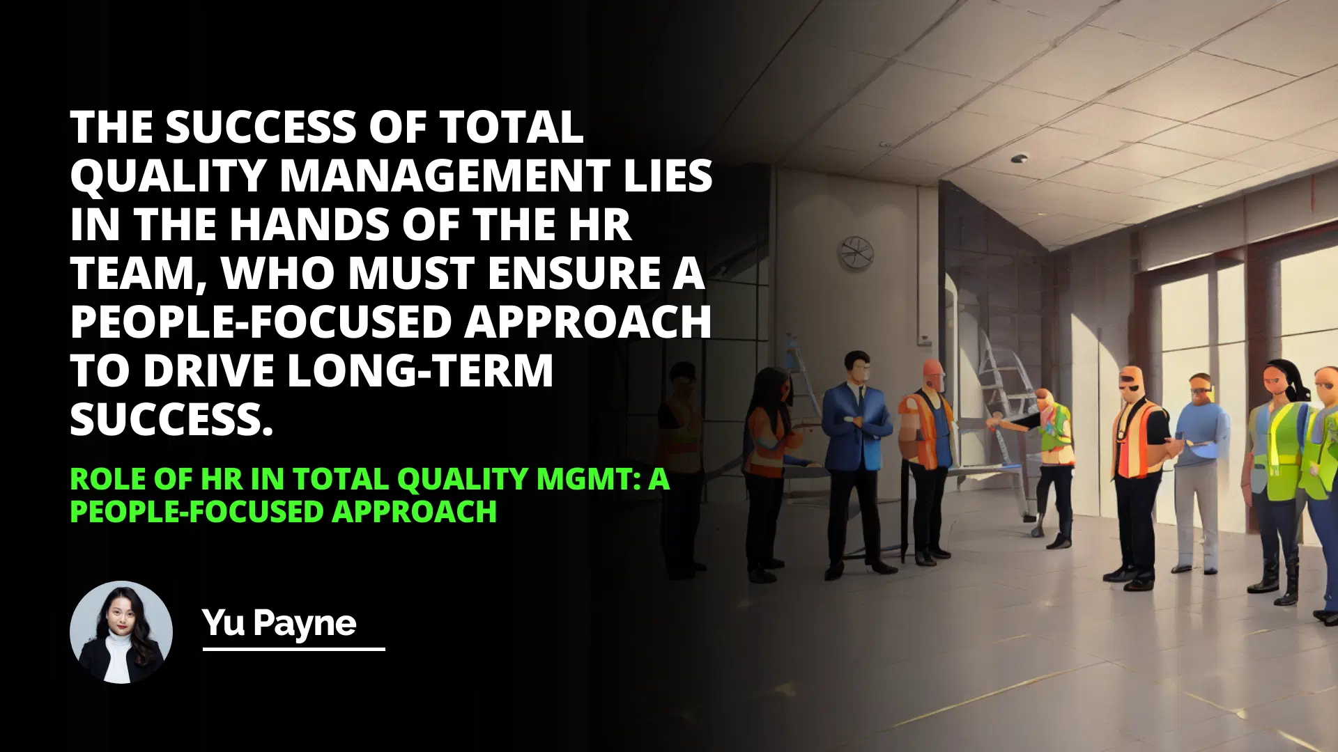 Role of HR in Total Quality Mgmt: A People-Focused Approach