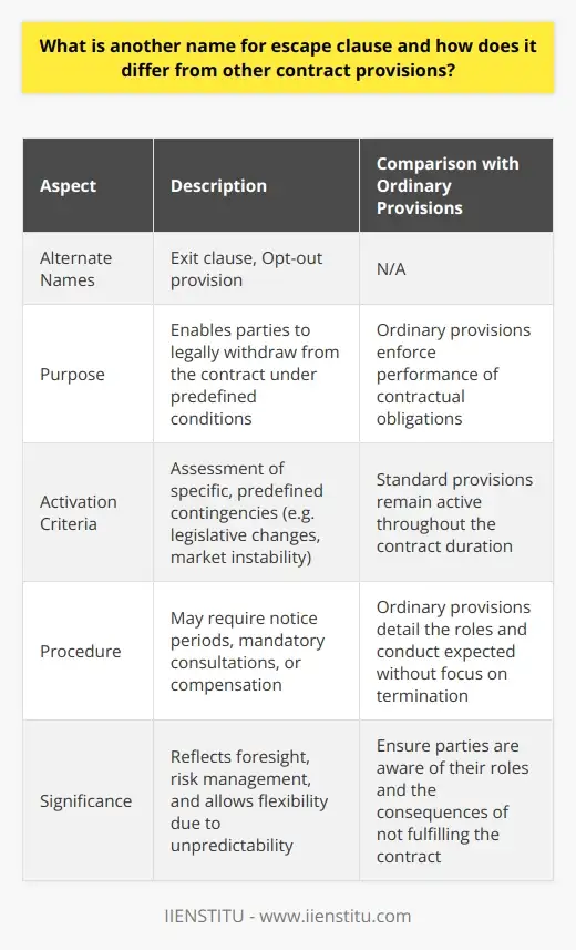 SEO: The Ultimate Escape Clause | IIENSTITU