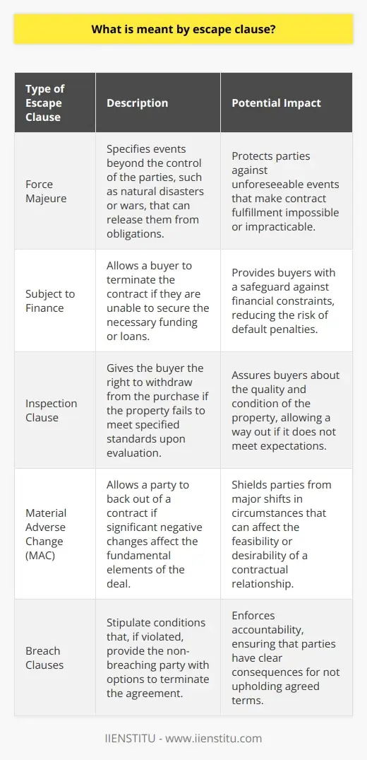 SEO: The Ultimate Escape Clause | IIENSTITU