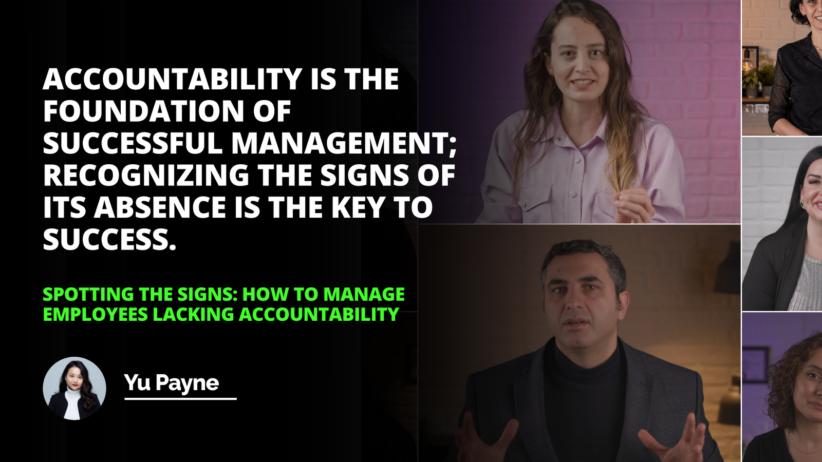 Spotting the Signs: How to Manage Employees Lacking Accountability