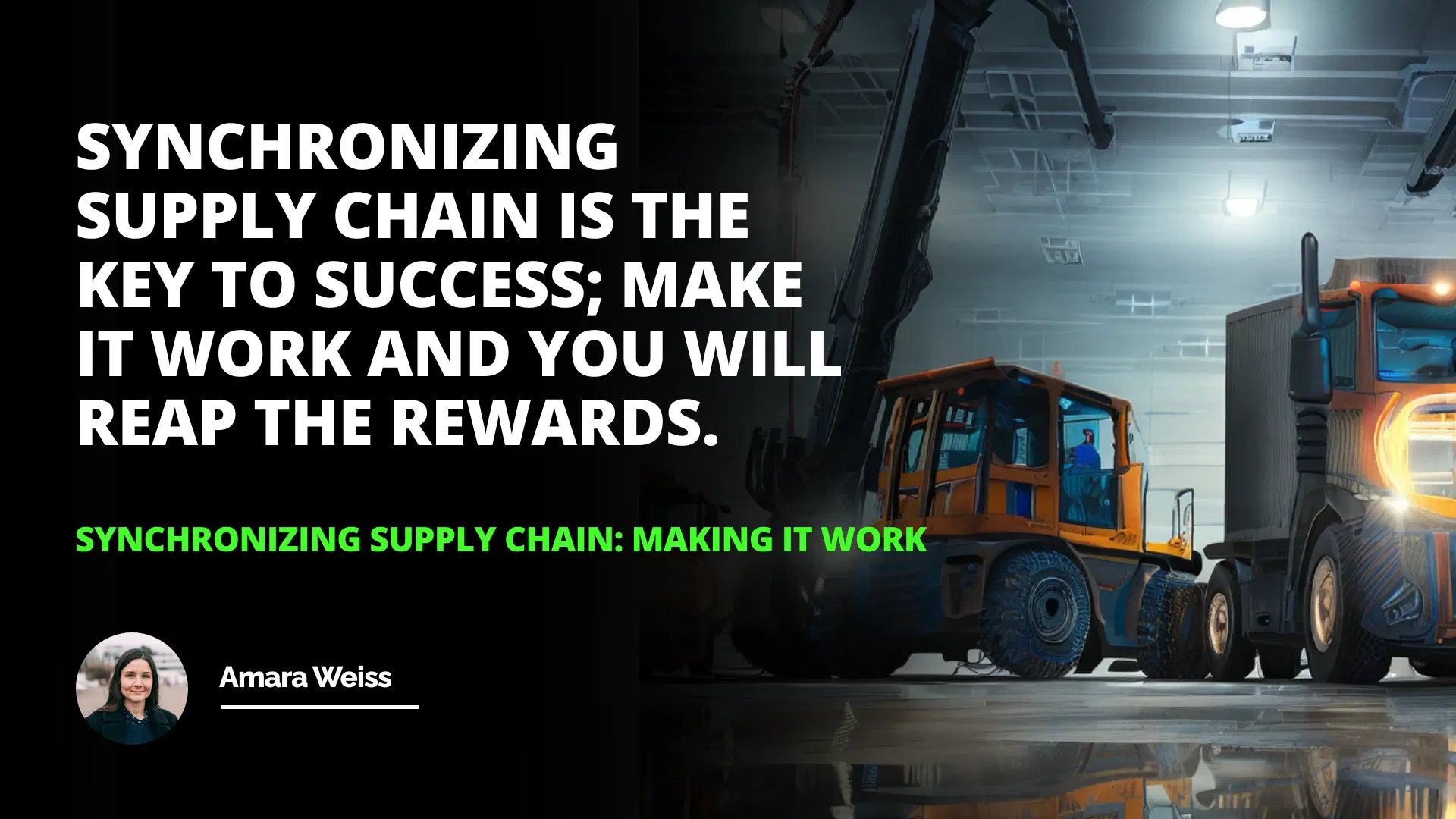 Synchronizing Supply Chain: Making it Work