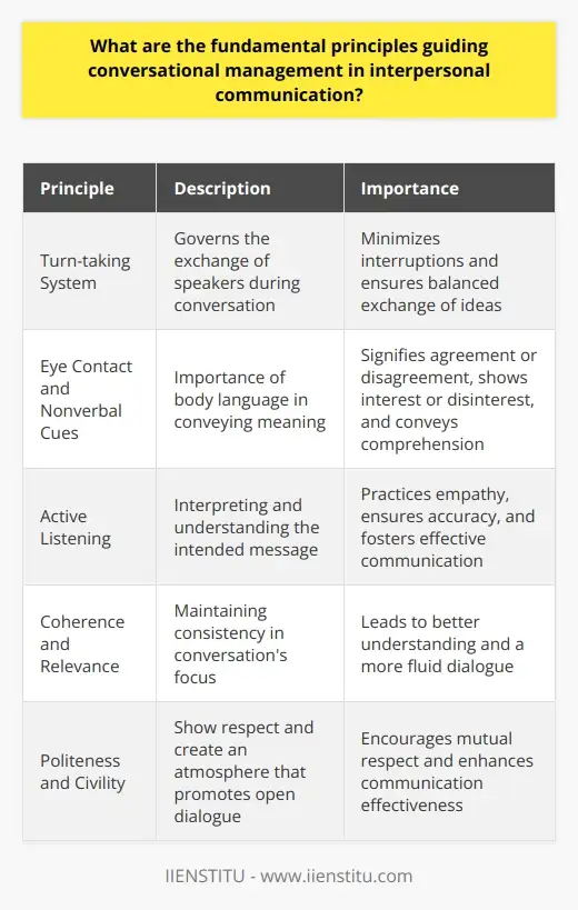 Systemic Conversation & Relationship Mgmt. | IIENSTITU