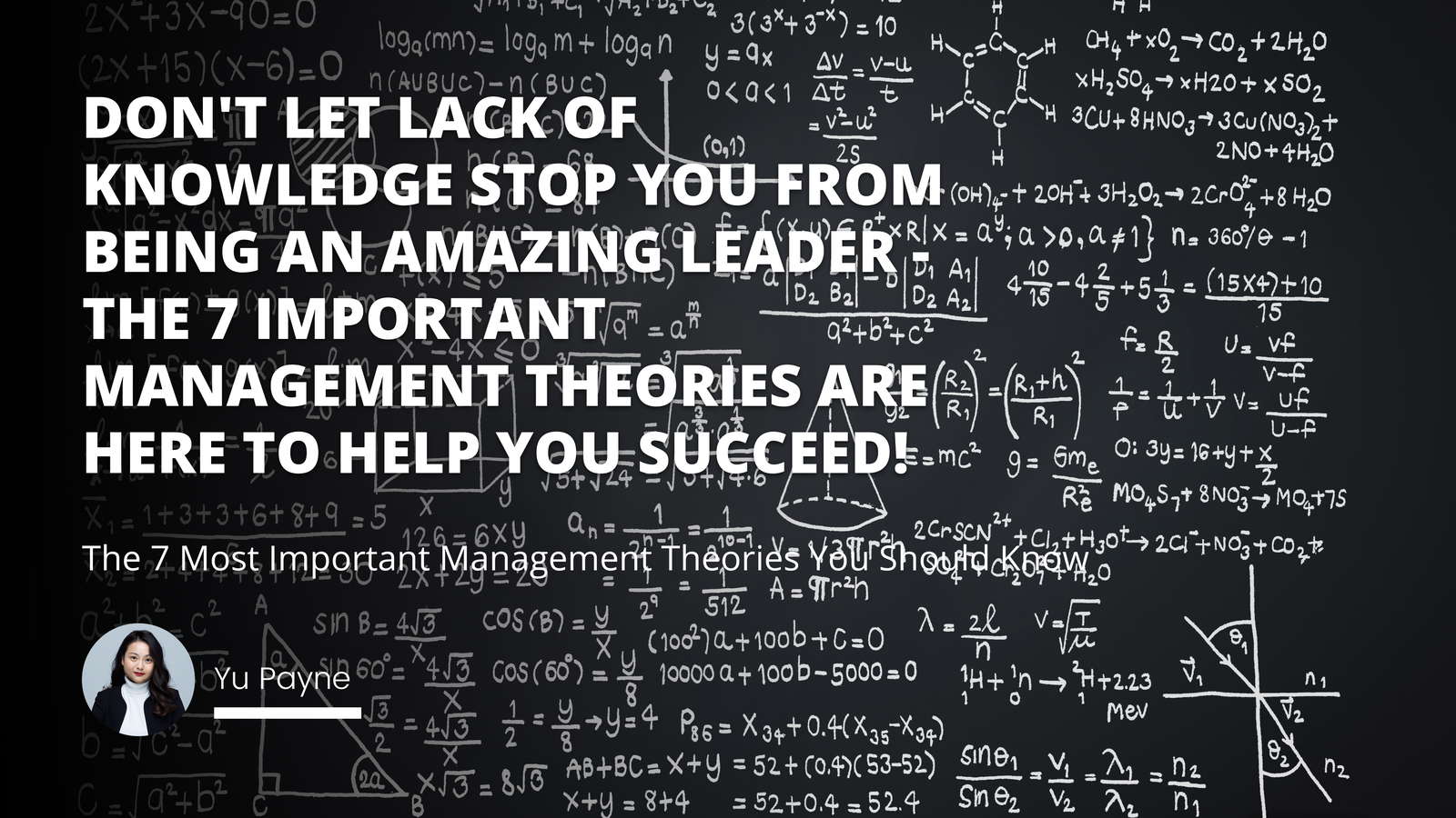 The 7 Most Important Management Theories You Should Know