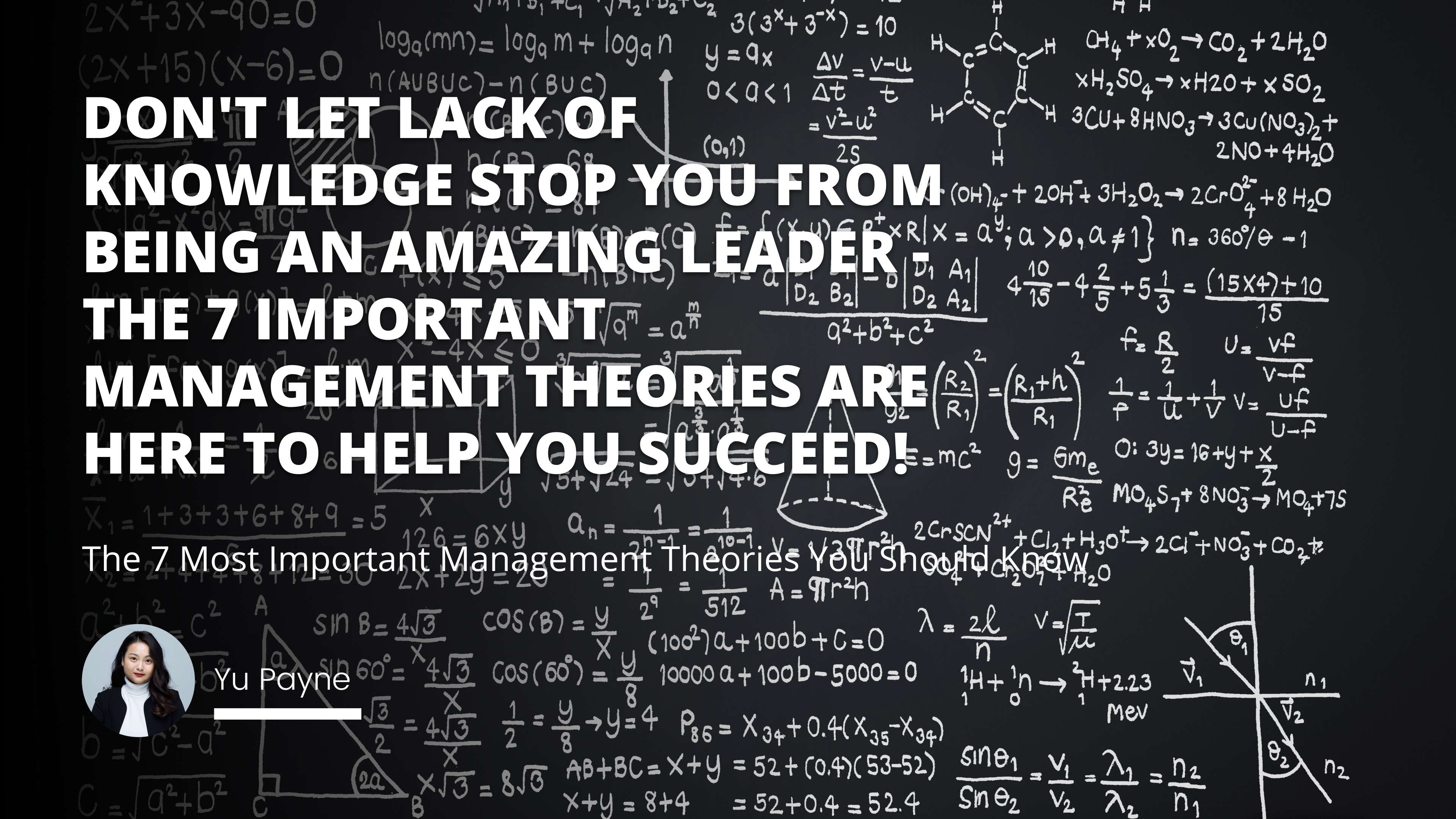 The 7 Most Important Management Theories You Should Know