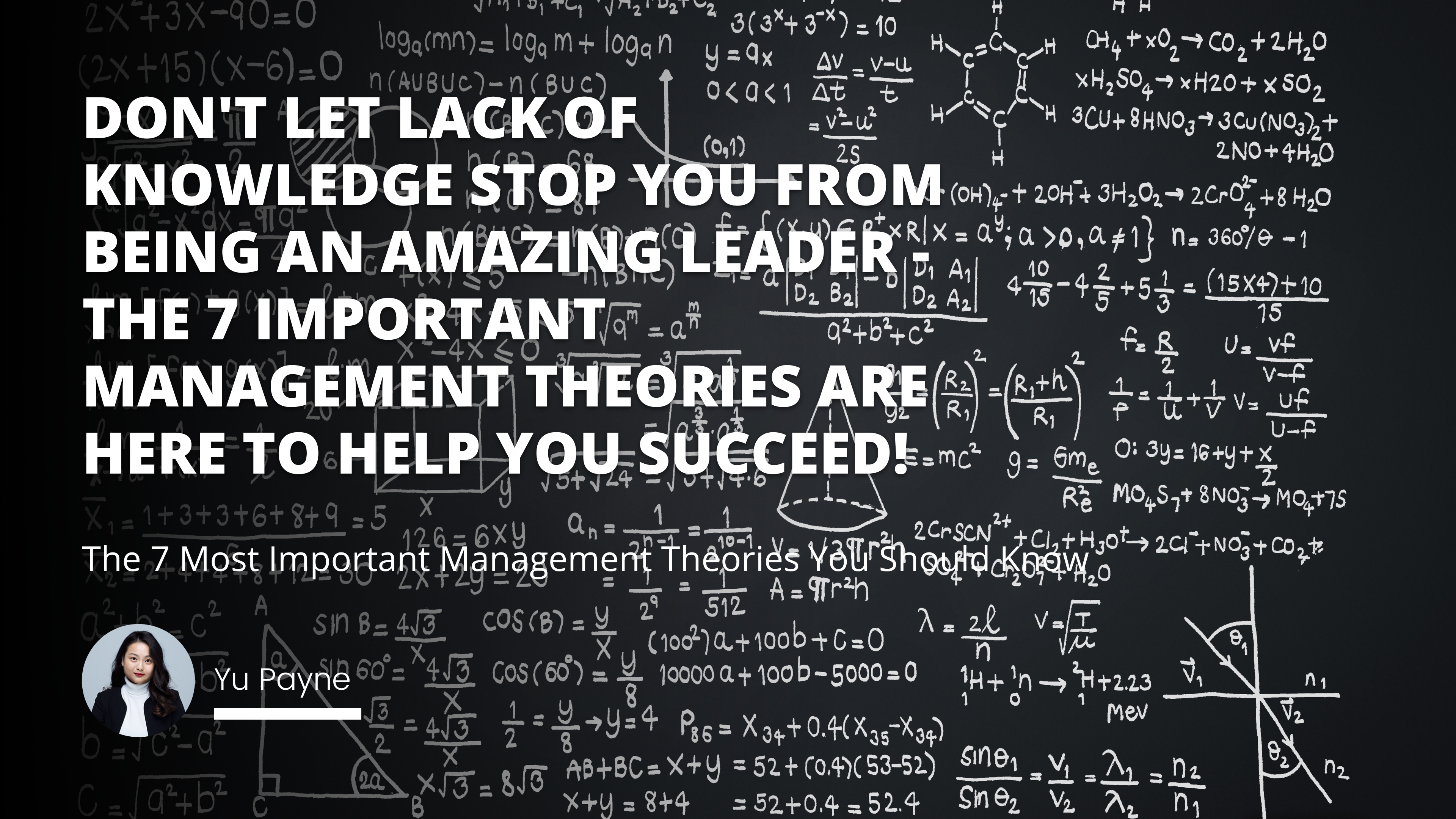 The 7 Most Important Management Theories You Should Know