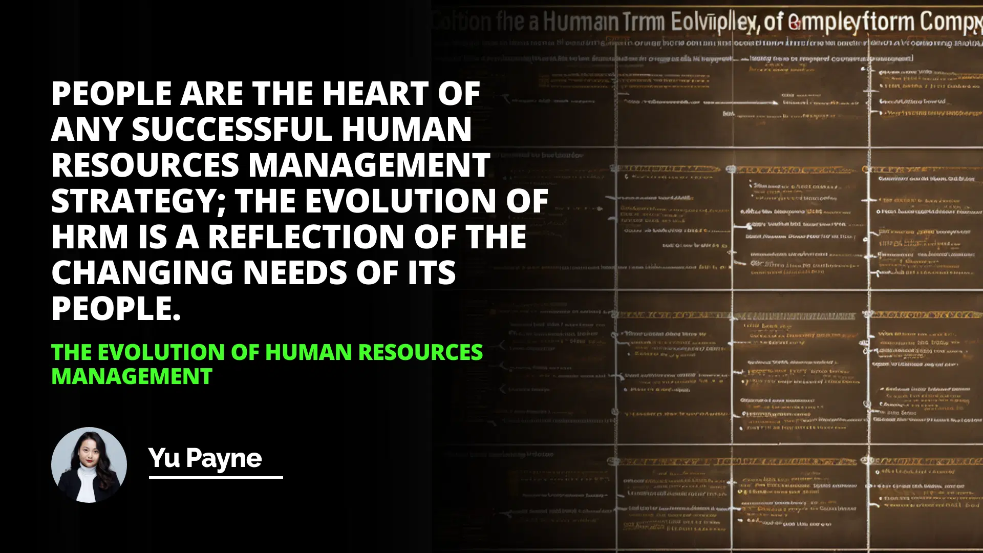The Evolution of Human Resources Management