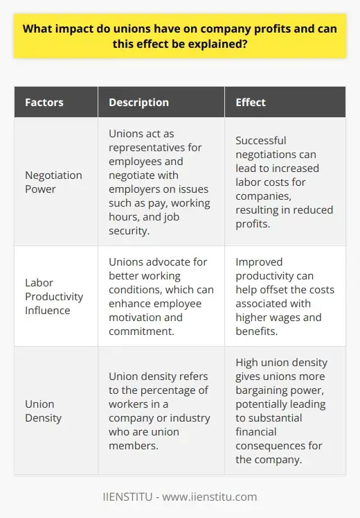Unionization Its Impact on Organizations | IIENSTITU