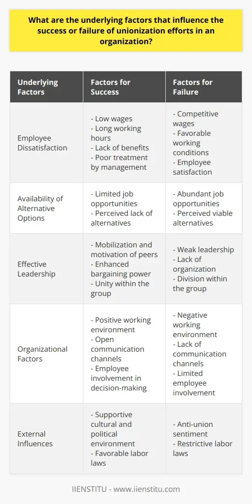 Unionization Its Impact on Organizations | IIENSTITU