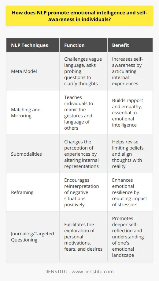 The Power of NLP: This Simple Technique Can… | IIENSTITU