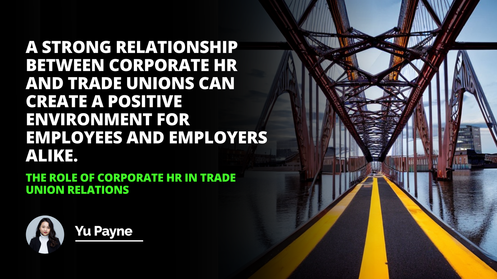 The Role of Corporate HR in Trade Union Relations