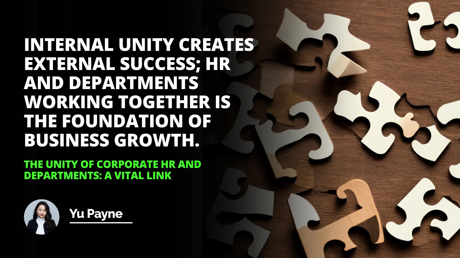 The Unity of Corporate HR and Departments: A Vital Link