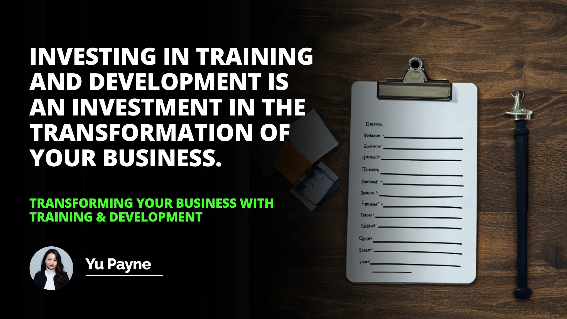 Transforming Your Business with Training Development