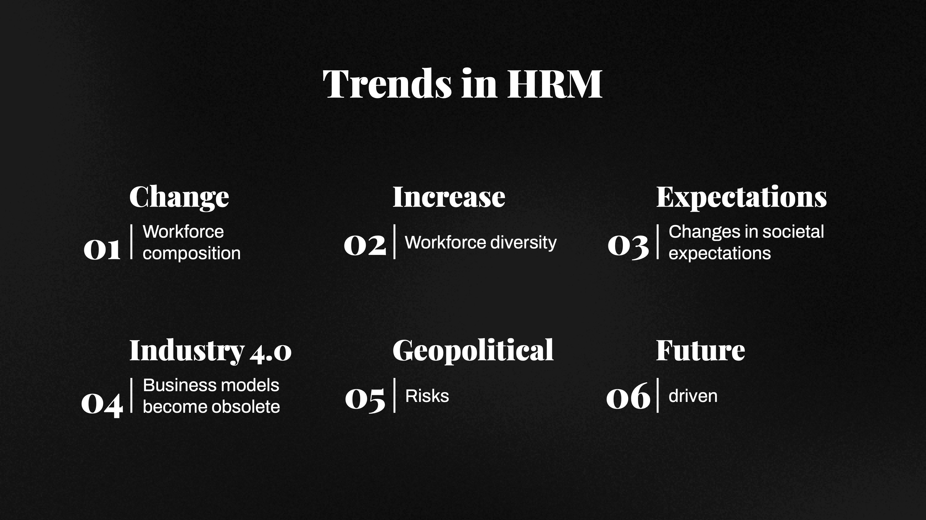Trends in HRM: Navigating the Tides of Change