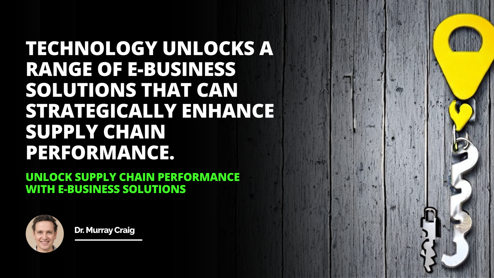 Unlock Supply Chain Performance with E-Business Solutions